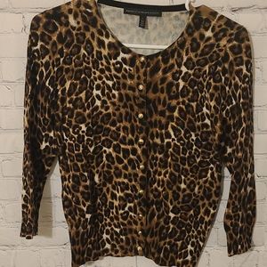 Leopard 🐆 print cardigan